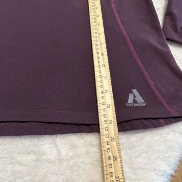 Eddie Bauer First Ascent Womens Purple Outdoor Hiking Fleece Sweater Sz M - Picture 10 of 11